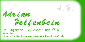 adrian helfenbein business card